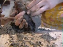 Work with clay. Stock Footage