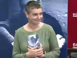 In-store Appearance by Sinead OÂ’Connor Signing Her New Religious-Themed 2-Disc Album 'Theology' Stock Footage