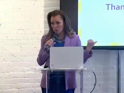 SPEECH - Vanessa William - SPLENDA Brand Celebrates The 365 Sweet Swaps Initiative With Vanessa Williams Stock Footage