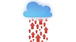 Up & Down files Stock Footage