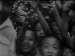 FREED FROM THE JAPS News Clip