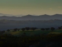 Countryside sunrise timelapse Stock Footage