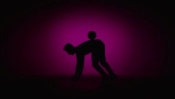 young male soccer freestyler is doing a handstand. Stock Footage