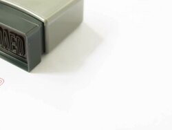 Approved stamp Stock Footage