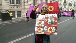 CLEAN : Paris protest one year after Paris Kurdish News Clip