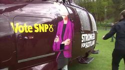 General Election 2015 - Nicola Sturgeon & SNP Launch New Poster News Clip
