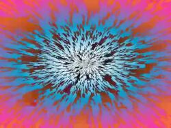 INFINITE HUMAN SHAPES COMING. ENDLESS ORANGE SPACE (seamless loopable) Stock Footage