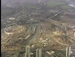 London Olympic Stadium Construction Footage News Clip