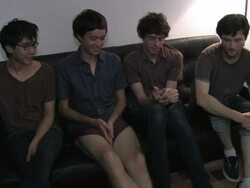 The Morning Benders Interview (clip 3) Stock Footage