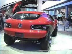2004 Volkswagen Concept T car montage Stock Footage