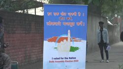 CLEAN : Polling station open for Delhi state election News Clip