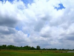Moving clouds Stock Footage