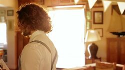 Young groom pacing and practicing wedding vows Stock Footage