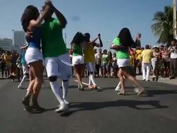 FIFA 2014 World Cup: Brazil v Colombia Stock Footage