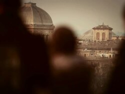 Rome from Giardino degli Aranci Stock Footage