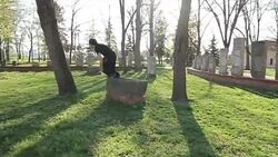 Jumping and parkour Stock Footage
