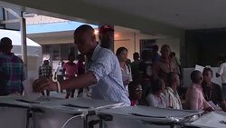 CLEAN : FILE Moise and Celestin into Haiti presidential run off News Clip