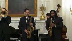 First Lady: 'Just About Everybody Loves Jazz' News Clip
