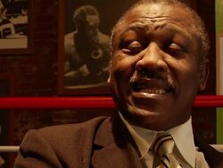 INTERVIEW: Joe Frazier singing his favorite song. Stock Footage