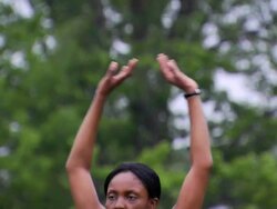 Nike's Jumping Jacks Stock Footage