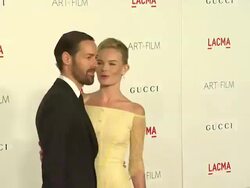 Michael Polish, Kate Bosworth at the LACMA Hosts Inaugural Art + Film Gala Honoring Clint Eastwood And John Baldessari Presented By GUCCI at Los Angeles CA.  Stock Footage