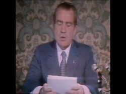 SYND 28-5-72 PRESIDENT NIXON SPEAKS ON RUSSIAN TV Instructional Video
