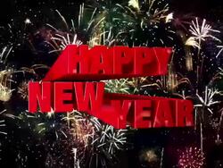 Happy New Year Fireworks Stock Footage