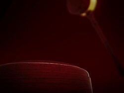 Judge gavel slow motion Stock Footage