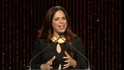 SPEECH - Soledad O'Brien at Russell Simmons Rush Philanthropic Arts Foundation to Celebrate 20th Anniversary at Annual Art For Life Benefit Stock Footage