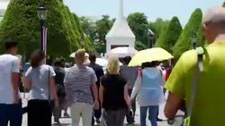 Timmerages wat phra kaew Stock Footage