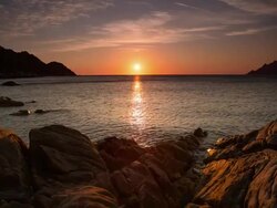 Sunset Sea Stock Footage