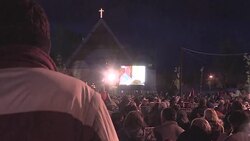 CLEAN : Argentines celebrate sainthood of gaucho priest News Clip