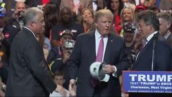 Trump campaigns in West Virginia News Clip