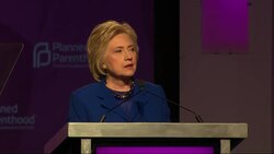 Clinton Offers Feminist Attack On Trump News Clip