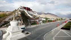 the Potala Palace Stock Footage