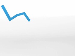 Downward Performance Chart Stock Footage