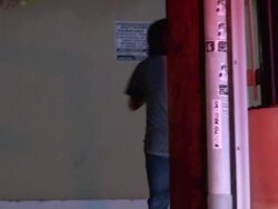 Emile Hirsch departs from 1 Oak in West Hollywood Stock Footage