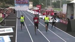 VOICED : Bolt vence en Rio pero no esta satisfecho News Clip