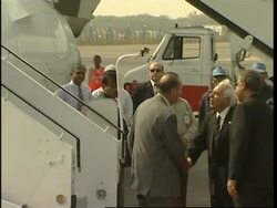 Chirac arrives for official visit News Clip