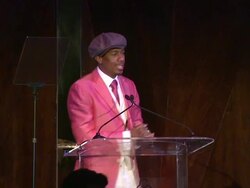 SPEECH - Nick Cannon at March of Dimes Celebration of Babies Luncheon Honoring Jennifer Lopez in Los Angeles, CA on 12/06/13 Stock Footage