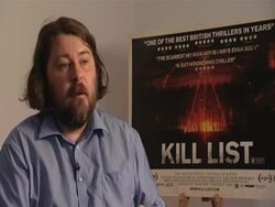 INTERVIEW Ben Wheatley on why he allows improvisation at the Kill List - Interviews at London England. (Footage by WireImage Video/Getty Images Entertainment Video) Stock Footage