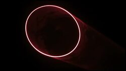 Red Laser Circle Stock Footage