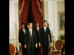 SYND 28 11 76 EGYPTIAN VICE PRESIDENT MUBARAK VISITS IRAQ News Clip