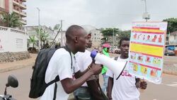 Streets quiet in Freetown as people mourn those who have died from the Ebola virus News Clip