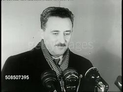 Israeli Foreign Minister Sharett Discusses Peace Before Visit to UN News Clip