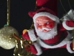 ï»¿Christmas decoration hanging Stock Footage