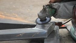 Close Up Grinder By Hand Stock Footage