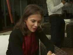 Il Grande Sogno Interviews: Venice Film Festival 2009 Stock Footage