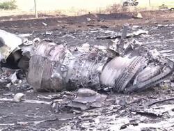 MH17 crash site in Grabovo News Clip