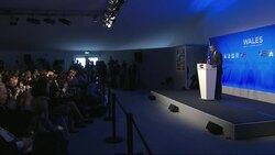 President Barack Obama said Friday he's skeptical but hopeful that pro-Russian separatists and Russia's government will abide by a cease-fire reached Friday with Ukraine's government. Obama also announced new NATO security assistance to Ukraine. (Sept. 5) News Clip